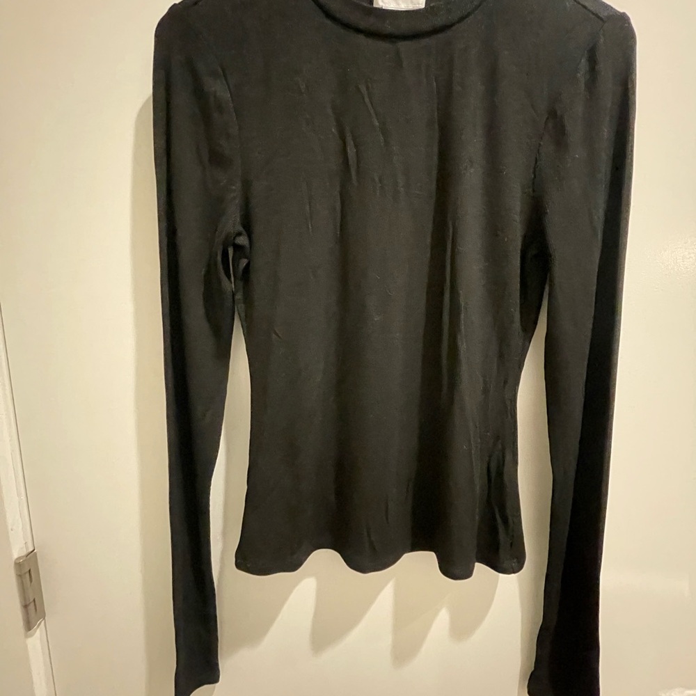 Classic Black Long Sleeve Top